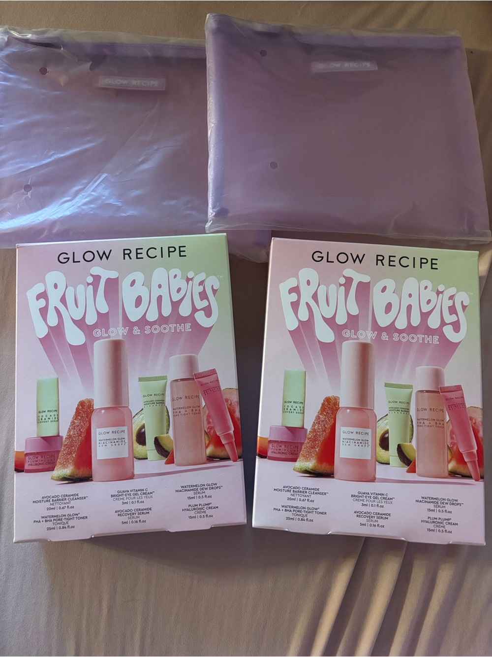 Glow Recipe Fruit Babies Glow & Soothe Set - Pink & Pastel